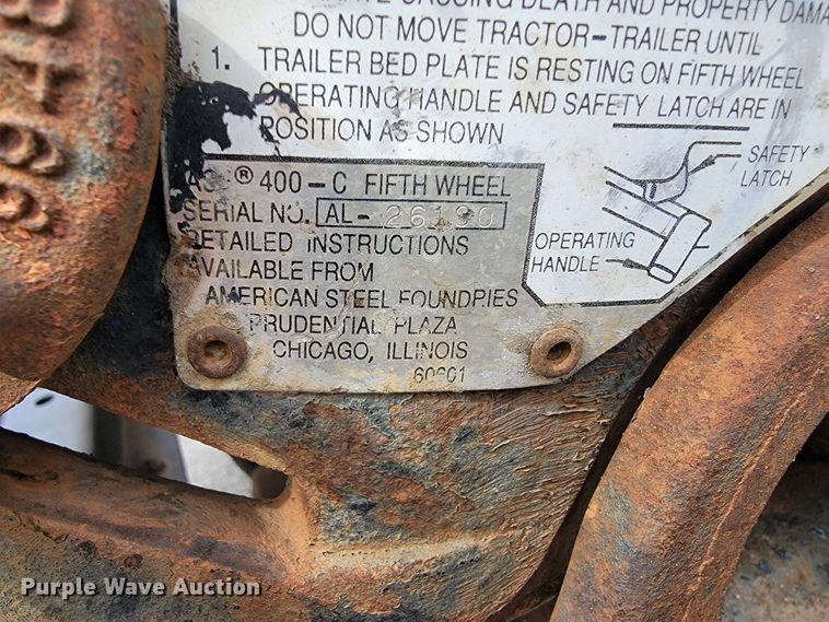 image for item JE9933 1992 Ford Aeromax I9000  semi truck