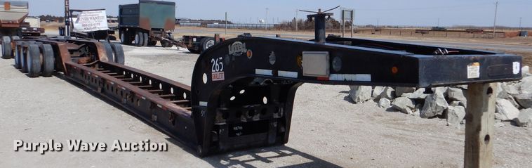 image for item LJ9817 1999 Liddell L50B  lowboy equipment trailer