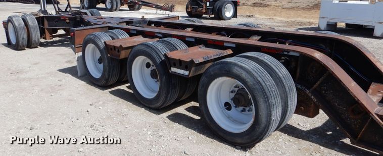 image for item LJ9817 1999 Liddell L50B  lowboy equipment trailer