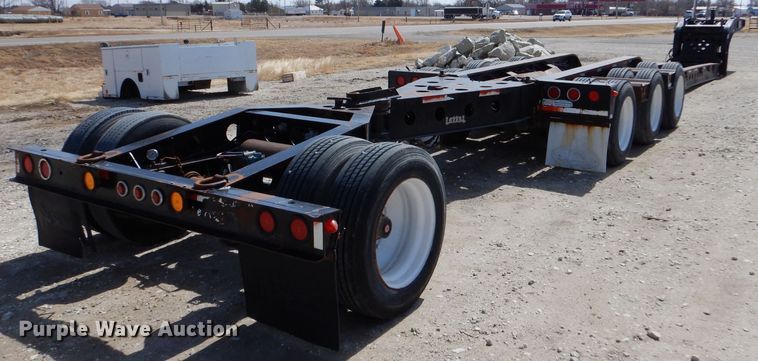 image for item LJ9817 1999 Liddell L50B  lowboy equipment trailer