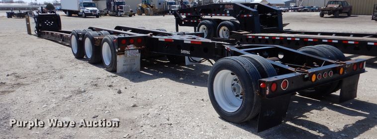 image for item LJ9817 1999 Liddell L50B  lowboy equipment trailer