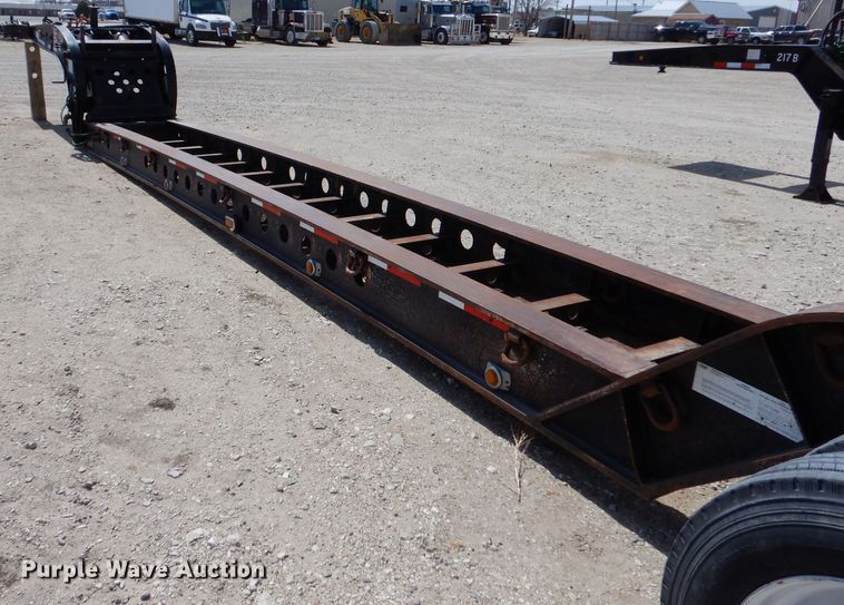 image for item LJ9817 1999 Liddell L50B  lowboy equipment trailer