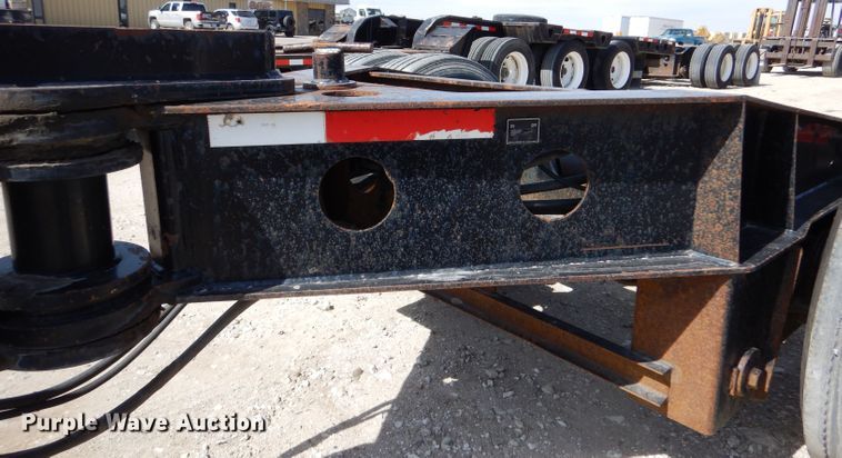 image for item LJ9817 1999 Liddell L50B  lowboy equipment trailer