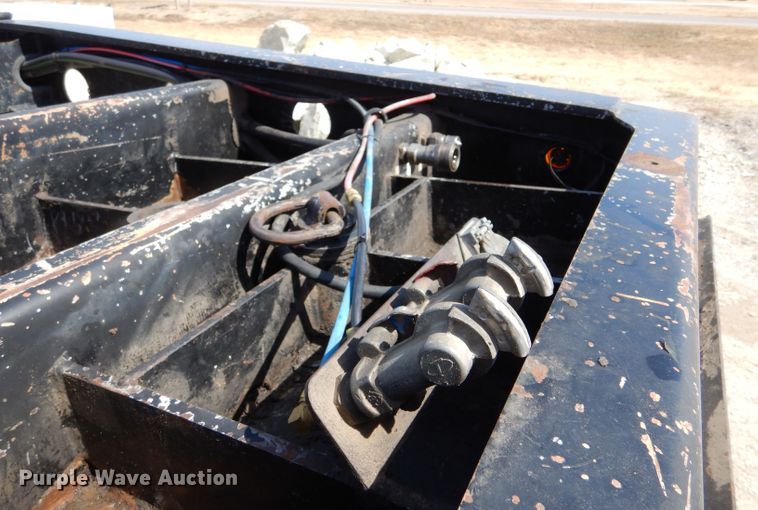 image for item LJ9817 1999 Liddell L50B  lowboy equipment trailer