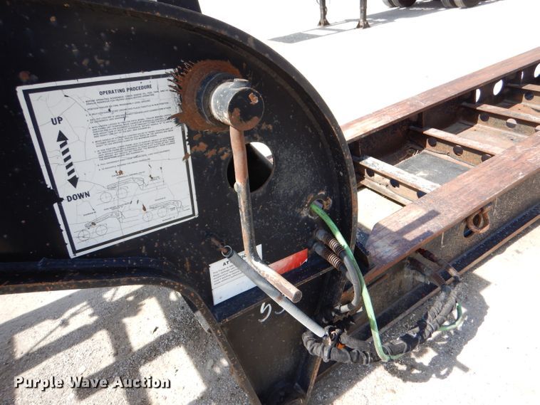 image for item LJ9817 1999 Liddell L50B  lowboy equipment trailer