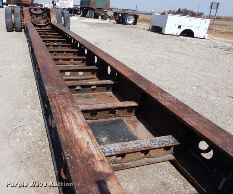 image for item LJ9817 1999 Liddell L50B  lowboy equipment trailer