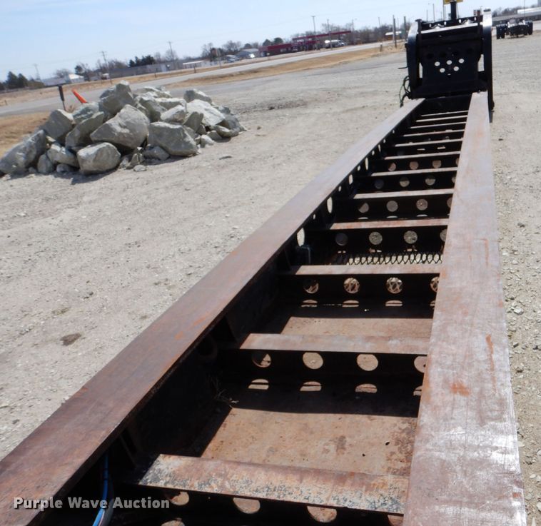 image for item LJ9817 1999 Liddell L50B  lowboy equipment trailer