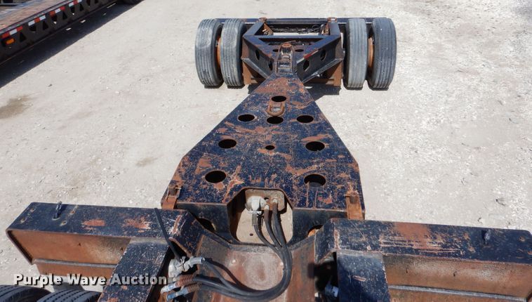 image for item LJ9817 1999 Liddell L50B  lowboy equipment trailer