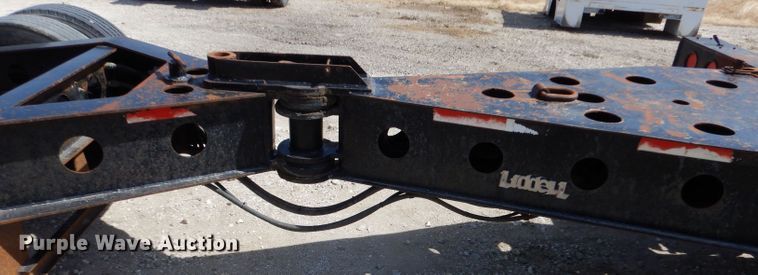image for item LJ9817 1999 Liddell L50B  lowboy equipment trailer