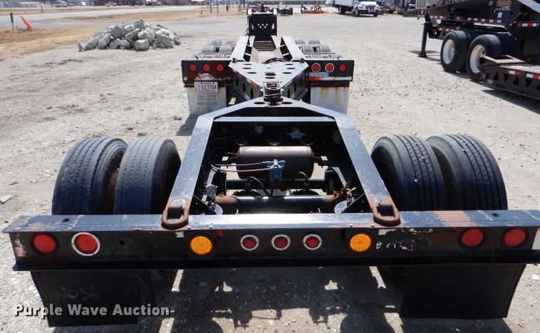 image for item LJ9817 1999 Liddell L50B  lowboy equipment trailer