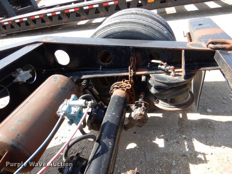 image for item LJ9817 1999 Liddell L50B  lowboy equipment trailer