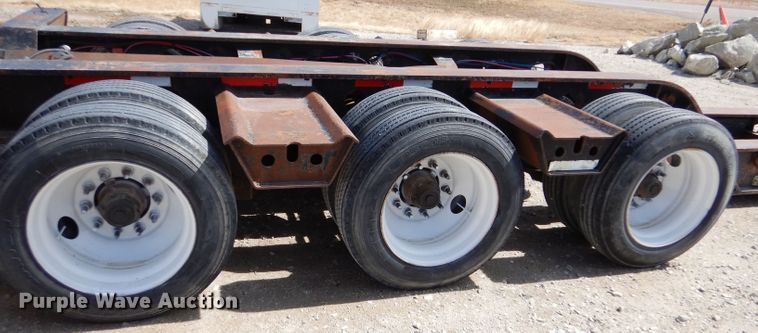 image for item LJ9817 1999 Liddell L50B  lowboy equipment trailer