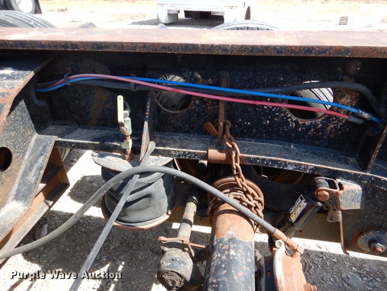 image for item LJ9817 1999 Liddell L50B  lowboy equipment trailer