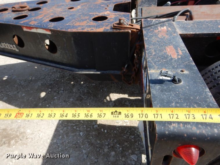 image for item LJ9817 1999 Liddell L50B  lowboy equipment trailer