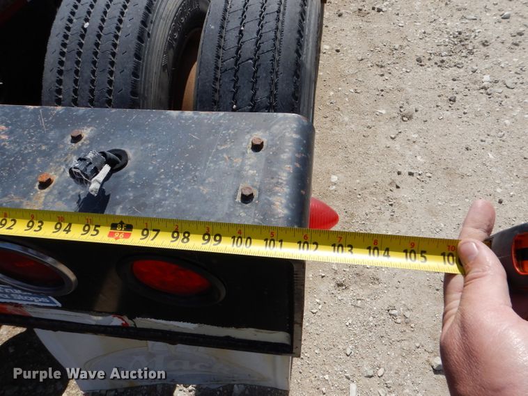 image for item LJ9817 1999 Liddell L50B  lowboy equipment trailer