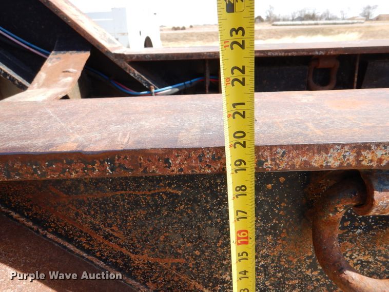 image for item LJ9817 1999 Liddell L50B  lowboy equipment trailer