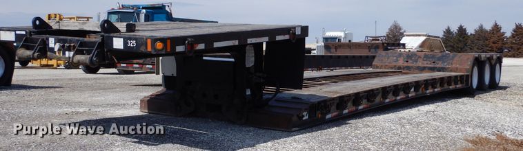 image for item LJ9821 2014 Fontaine Renegade LX40  lowboy equipment trailer