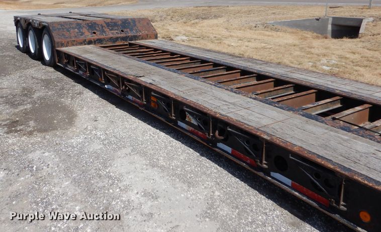 image for item LJ9821 2014 Fontaine Renegade LX40  lowboy equipment trailer