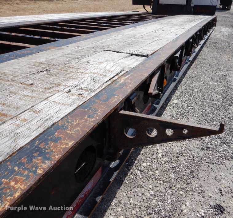 image for item LJ9821 2014 Fontaine Renegade LX40  lowboy equipment trailer