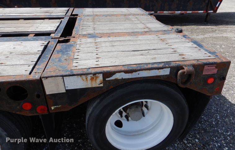 image for item LJ9821 2014 Fontaine Renegade LX40  lowboy equipment trailer