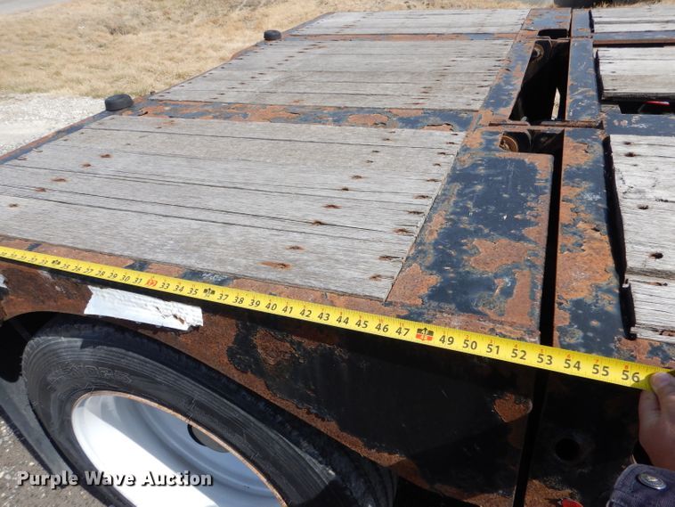 image for item LJ9821 2014 Fontaine Renegade LX40  lowboy equipment trailer