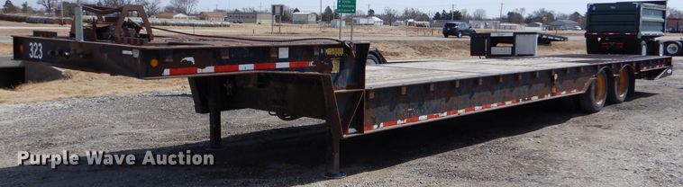 image for item LJ9822 2006 Ledwell LW48 HT2-10-PB  drop deck equipment trailer