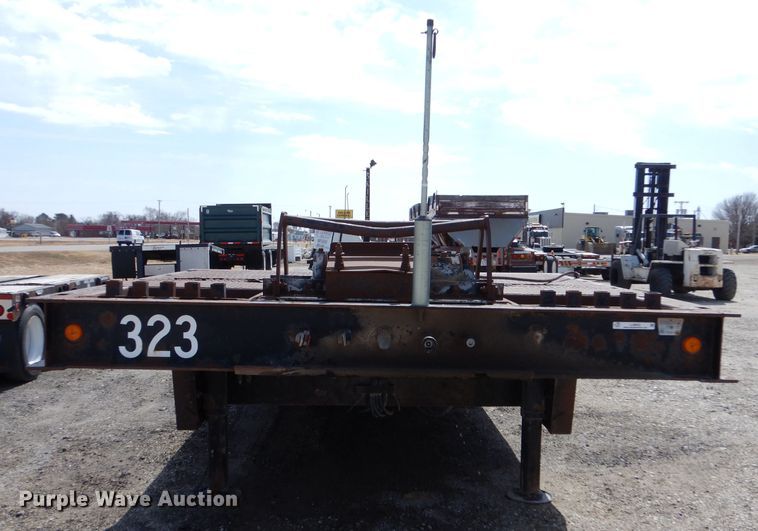 image for item LJ9822 2006 Ledwell LW48 HT2-10-PB  drop deck equipment trailer