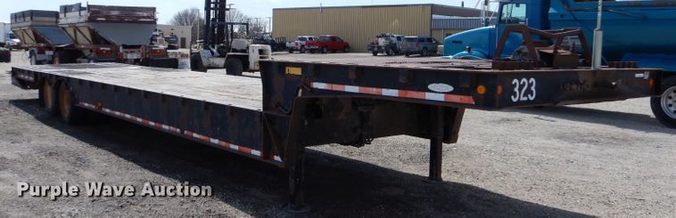 image for item LJ9822 2006 Ledwell LW48 HT2-10-PB  drop deck equipment trailer