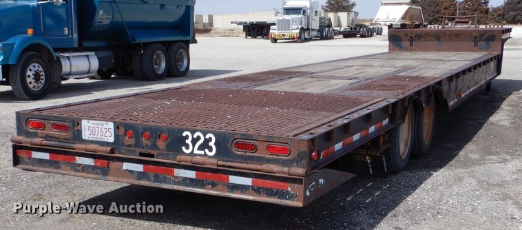 image for item LJ9822 2006 Ledwell LW48 HT2-10-PB  drop deck equipment trailer