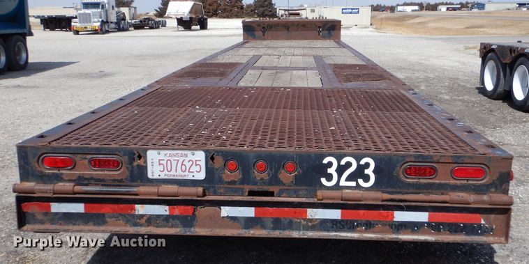 image for item LJ9822 2006 Ledwell LW48 HT2-10-PB  drop deck equipment trailer