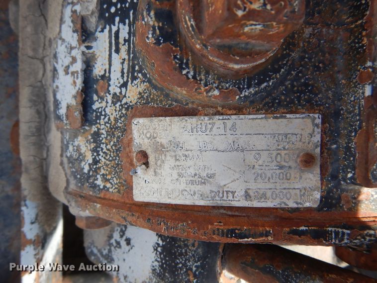 image for item LJ9822 2006 Ledwell LW48 HT2-10-PB  drop deck equipment trailer