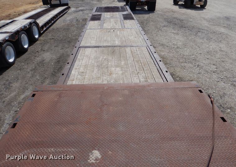 image for item LJ9822 2006 Ledwell LW48 HT2-10-PB  drop deck equipment trailer