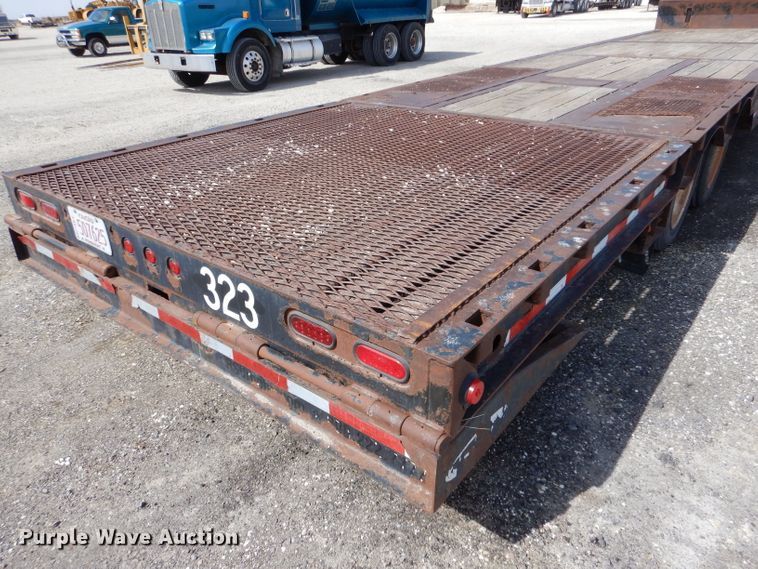 image for item LJ9822 2006 Ledwell LW48 HT2-10-PB  drop deck equipment trailer