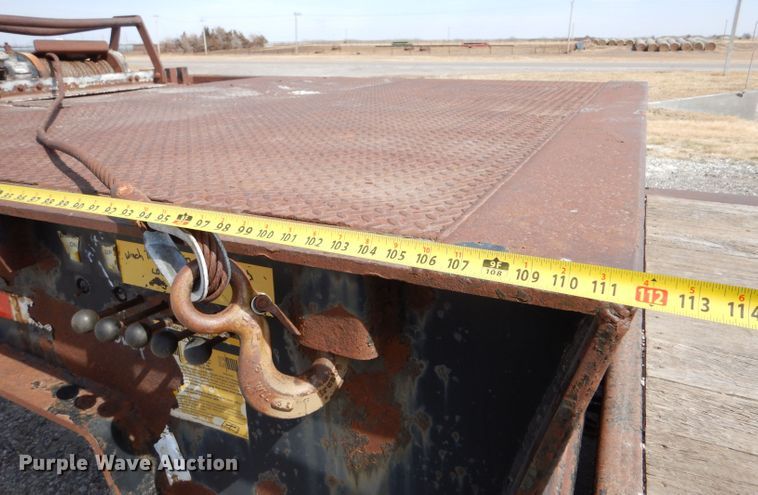 image for item LJ9822 2006 Ledwell LW48 HT2-10-PB  drop deck equipment trailer