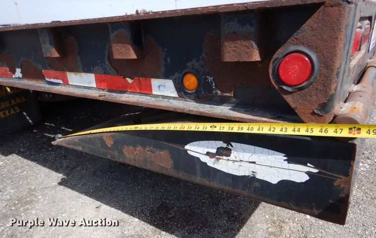 image for item LJ9822 2006 Ledwell LW48 HT2-10-PB  drop deck equipment trailer