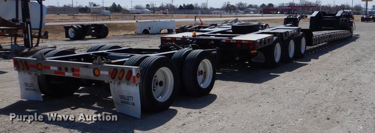 image for item LJ9828 1996 Trail King 130  lowboy equipment trailer