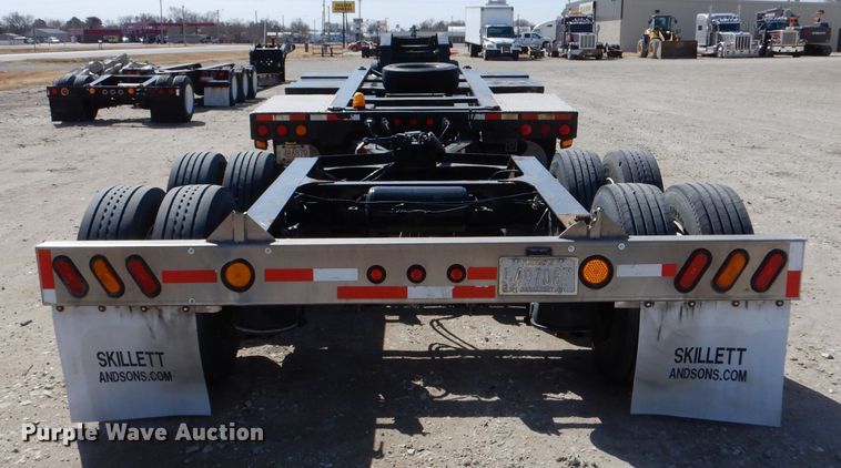 image for item LJ9828 1996 Trail King 130  lowboy equipment trailer