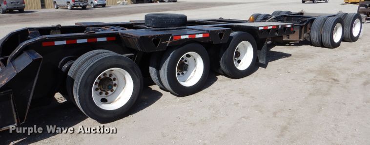 image for item LJ9828 1996 Trail King 130  lowboy equipment trailer