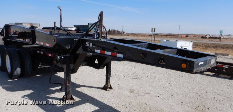 image for item LJ9828 1996 Trail King 130  lowboy equipment trailer