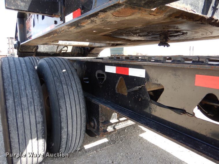 image for item LJ9828 1996 Trail King 130  lowboy equipment trailer