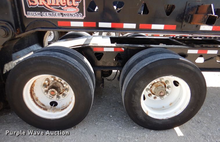 image for item LJ9828 1996 Trail King 130  lowboy equipment trailer