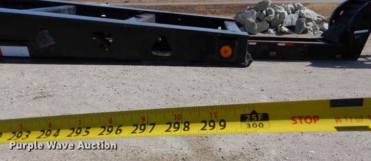 image for item LJ9828 1996 Trail King 130  lowboy equipment trailer