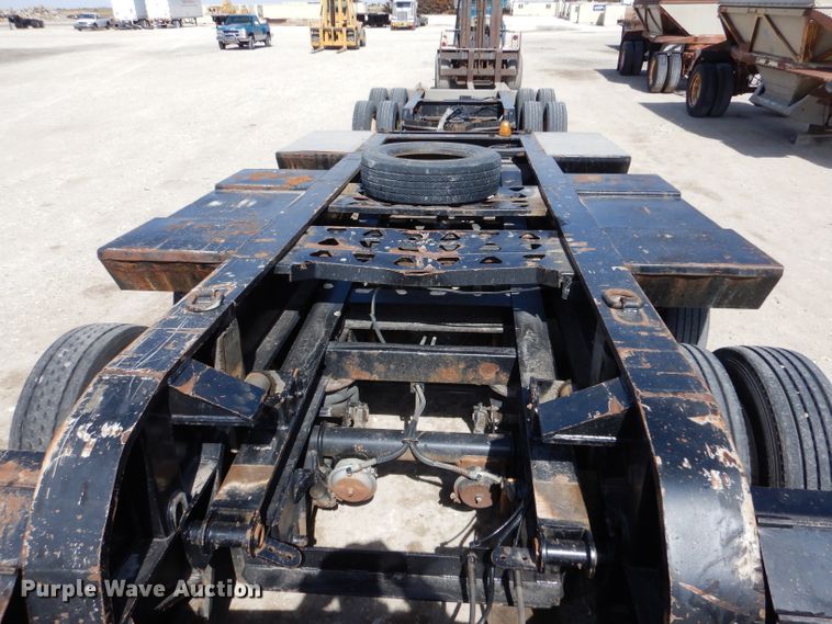 image for item LJ9828 1996 Trail King 130  lowboy equipment trailer