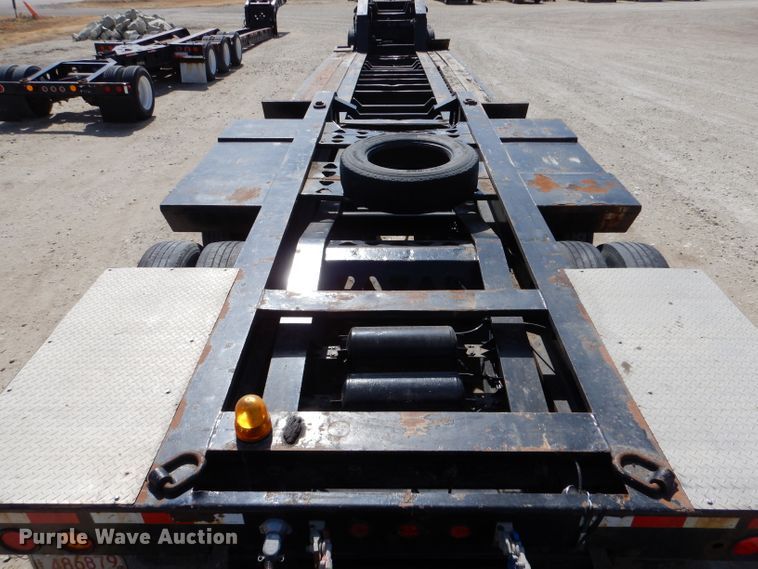 image for item LJ9828 1996 Trail King 130  lowboy equipment trailer