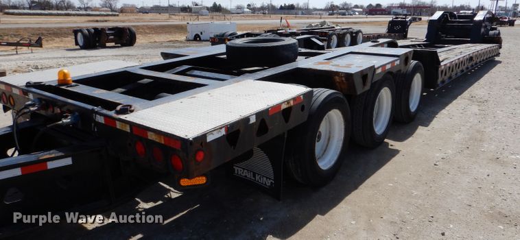 image for item LJ9828 1996 Trail King 130  lowboy equipment trailer