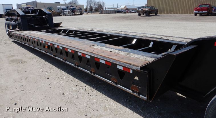 image for item LJ9828 1996 Trail King 130  lowboy equipment trailer
