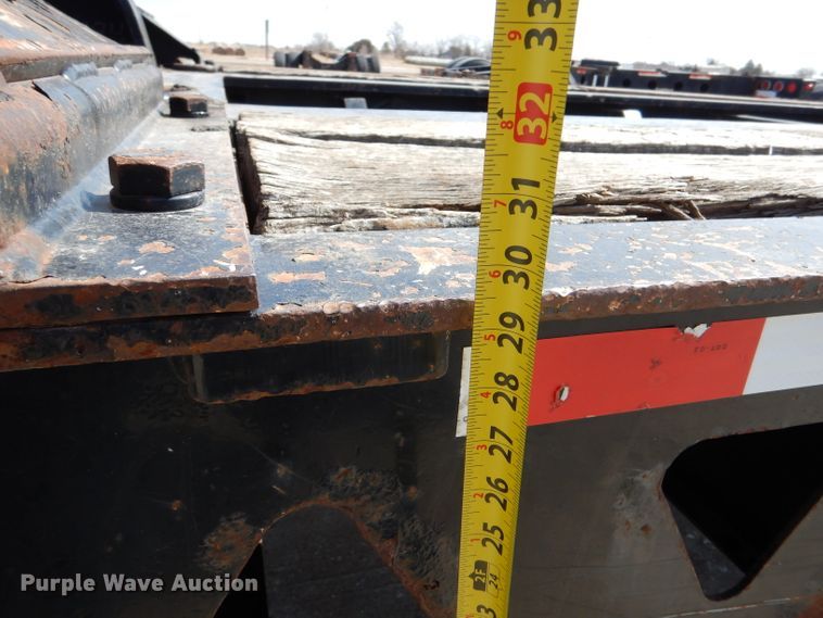 image for item LJ9828 1996 Trail King 130  lowboy equipment trailer