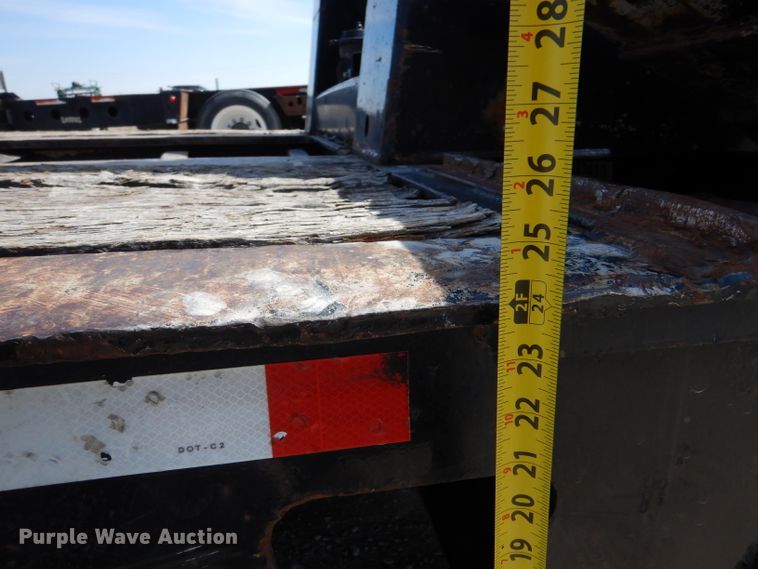 image for item LJ9828 1996 Trail King 130  lowboy equipment trailer