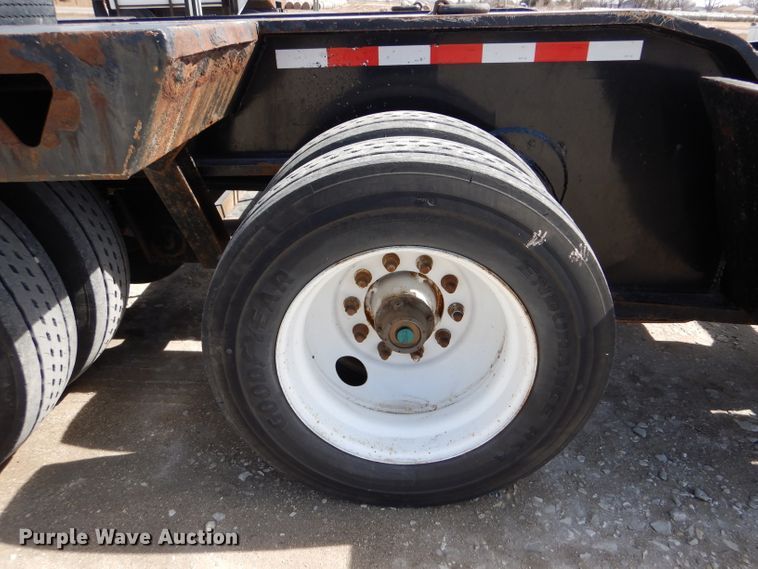 image for item LJ9828 1996 Trail King 130  lowboy equipment trailer