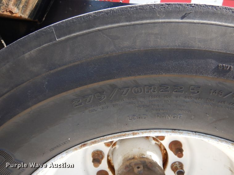 image for item LJ9828 1996 Trail King 130  lowboy equipment trailer